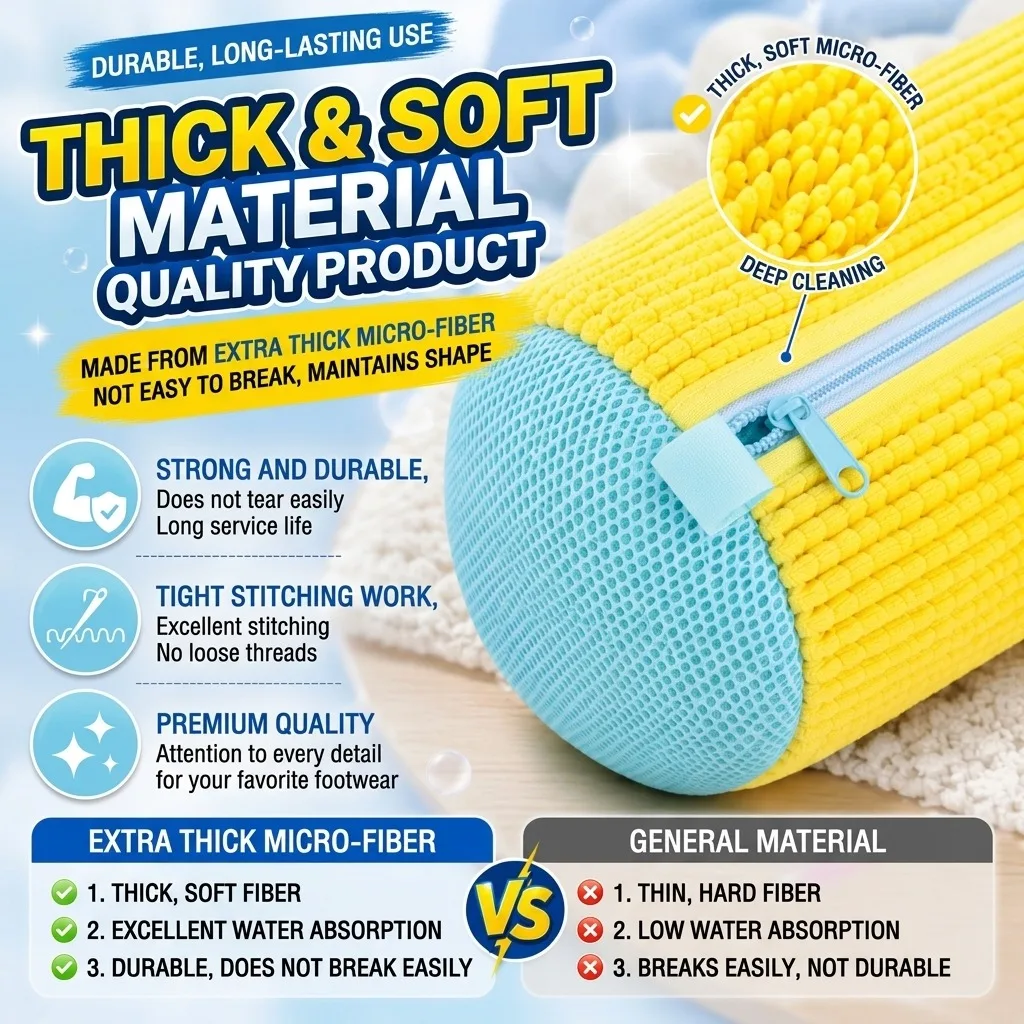 Serat Halus 360 °   Tas untuk  - Shoe Cleaner ulasan dan harga